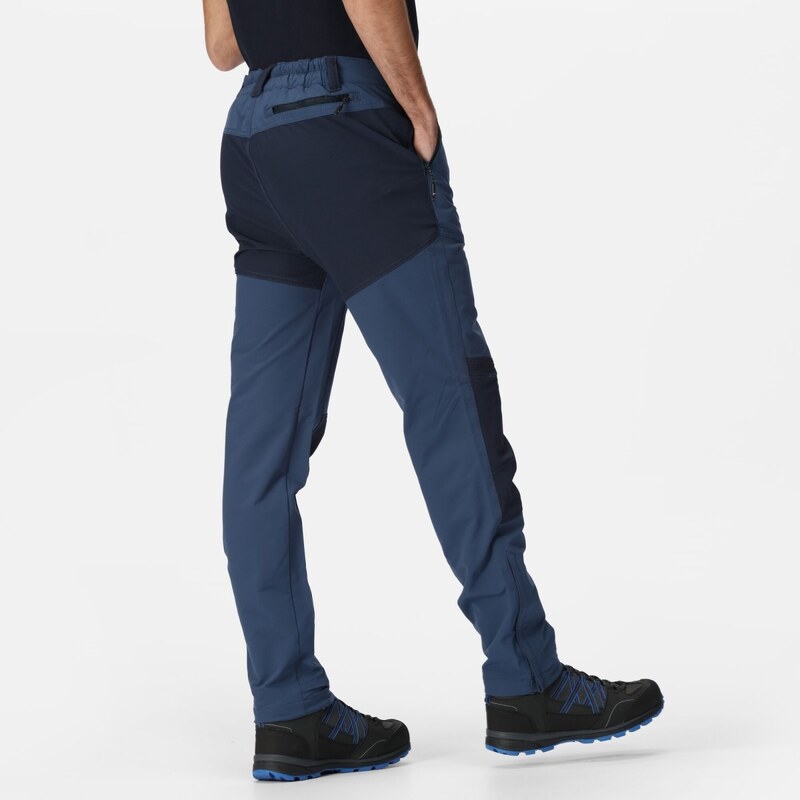 Pánské softshellové kalhoty Regatta QUESTRA V modrá/tmavě modrá