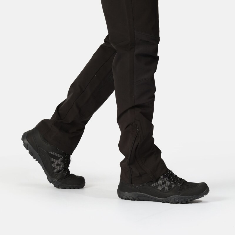 Pánské softshellové kalhoty Regatta QUESTRA V černá