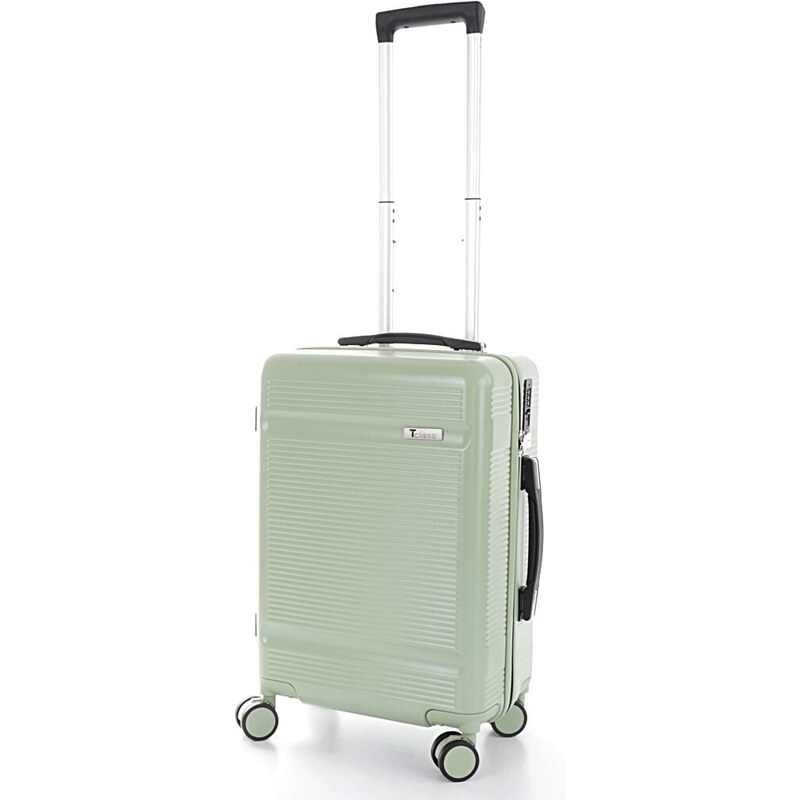 Palubní cestovní kufr T-class 2218, zelená, M, 40 l, 55 x 38 x 23 cm