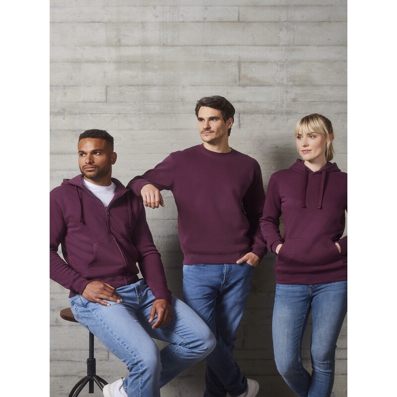 Burgundy men's sweatshirt Authentic Russell