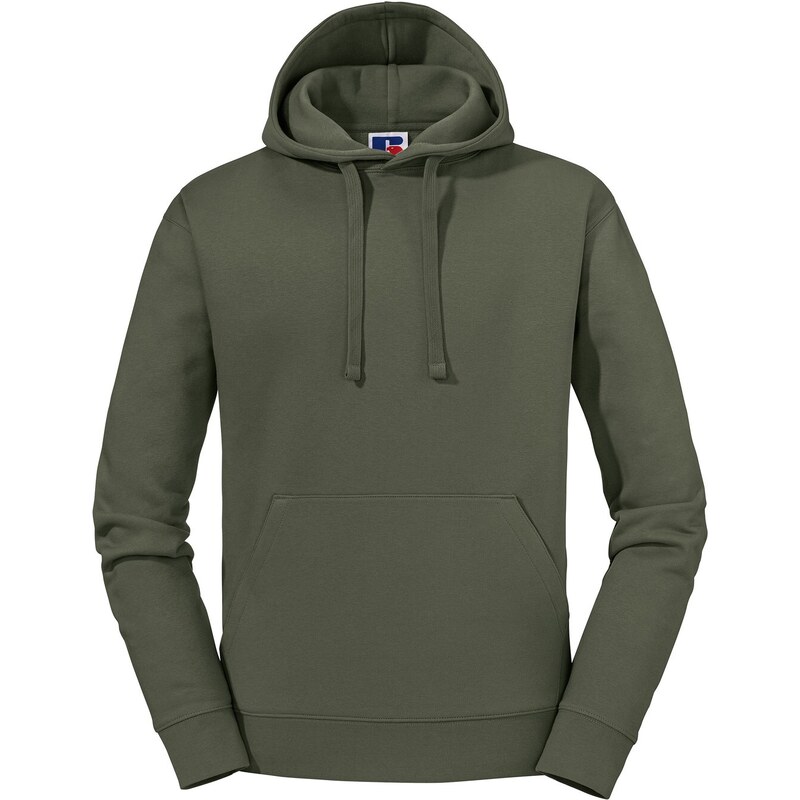 Olive Men's Hoodie Authentic Russell