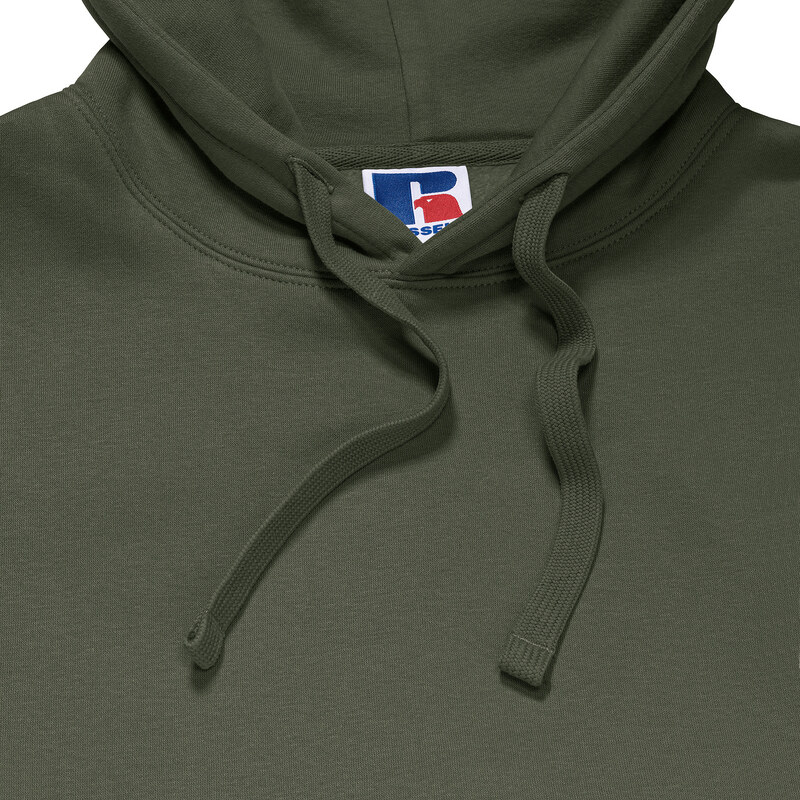 Olive Men's Hoodie Authentic Russell