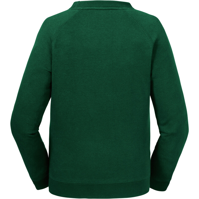 Green children's sweatshirt Raglan - Authentic Russell