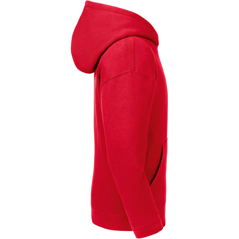 Red Authentic Russell Hooded Sweatshirt for Children