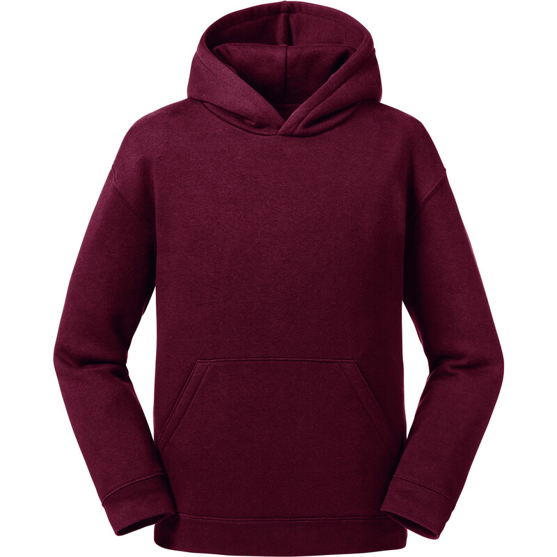 Burgundy children's hoodie Authentic Russell