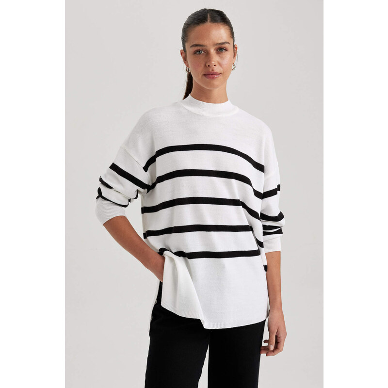 DEFACTO Relax Fit Crew Neck Tunic