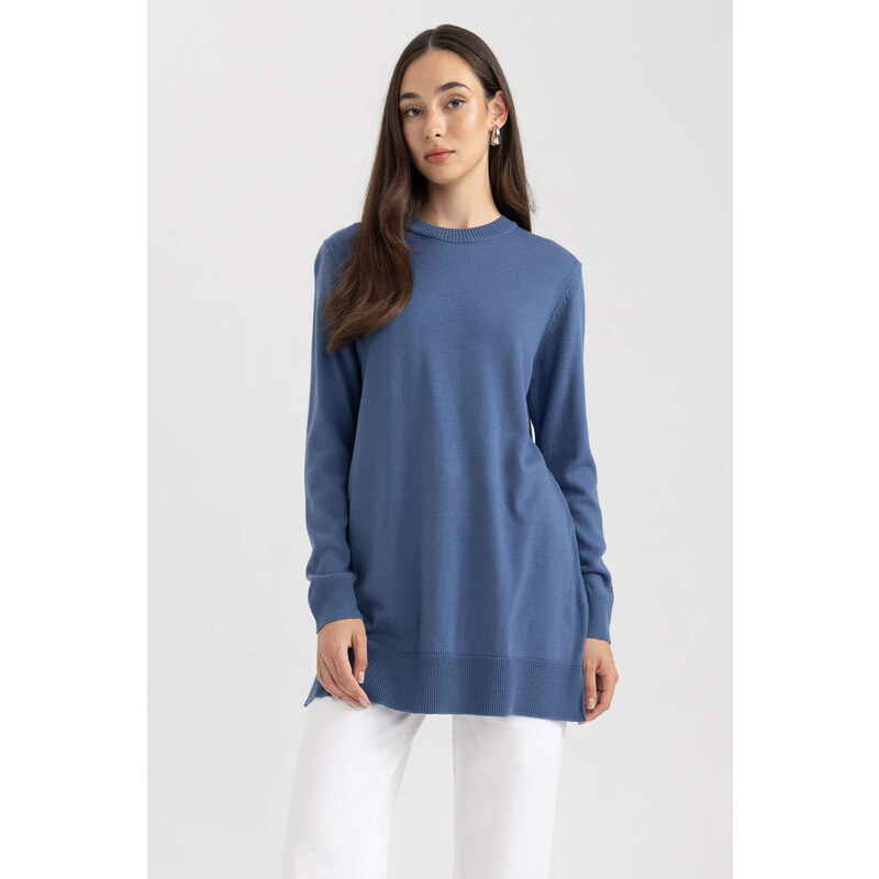 DEFACTO Regular Fit Crew Neck Tunic