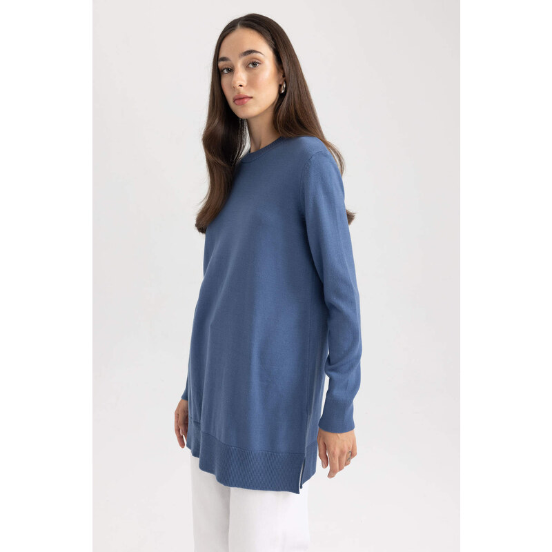 DEFACTO Regular Fit Crew Neck Tunic