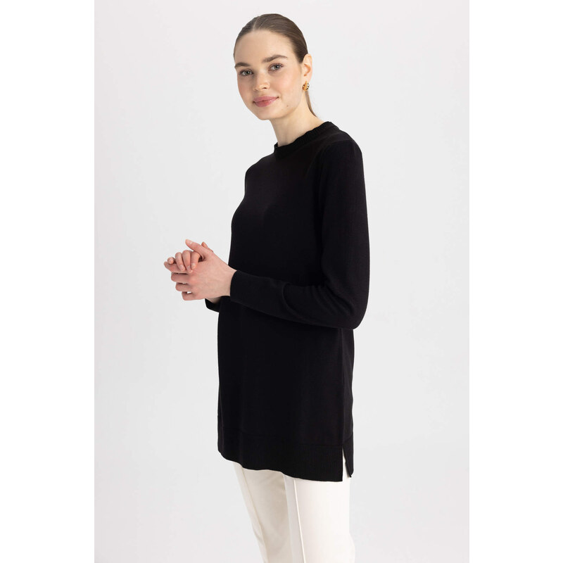 DEFACTO Regular Fit Crew Neck Tunic