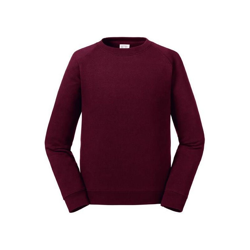 Burgundy sweatshirt Raglan - Authentic Russell