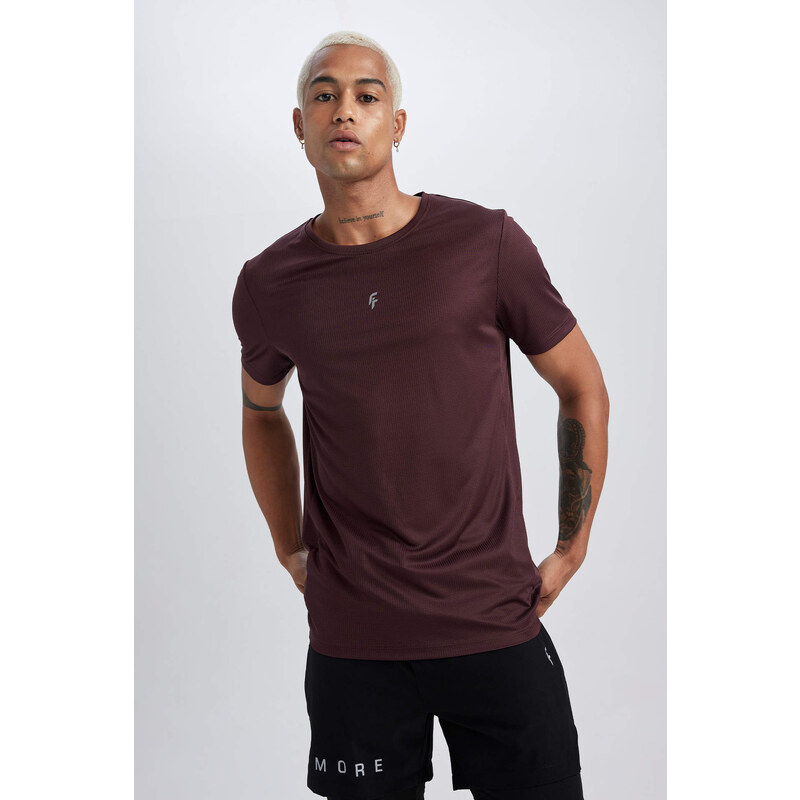 DEFACTO Slim Fit Crew Neck Printed T-Shirt