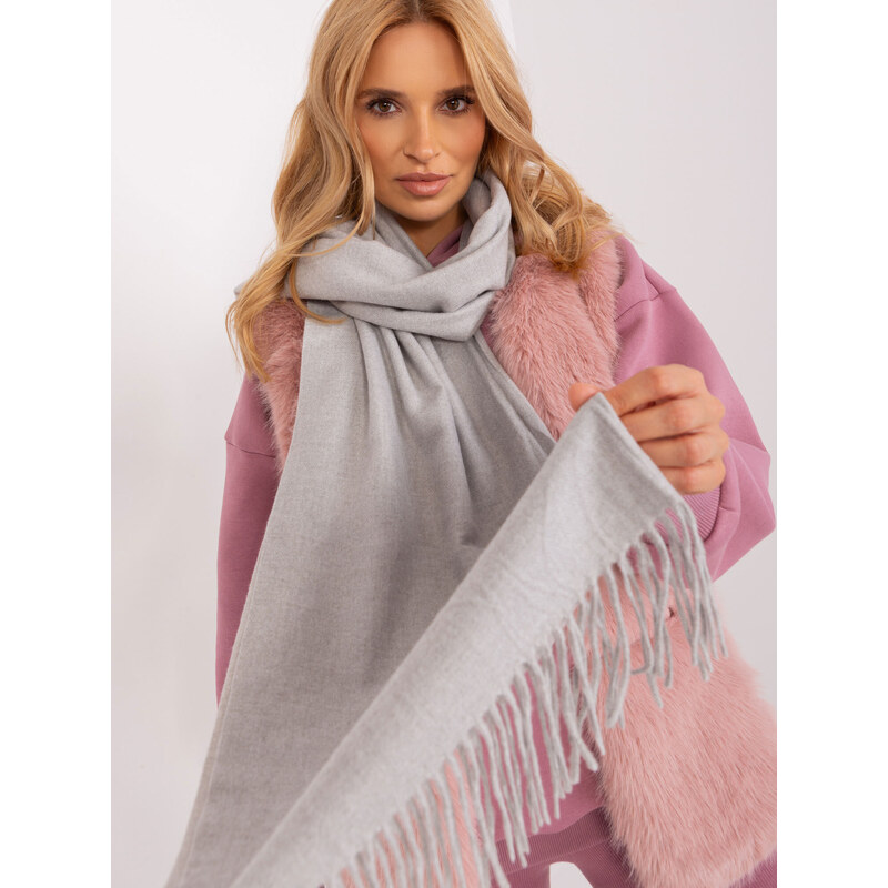 Wool Fashion Italia Scarf-AT-SZ-23185.73P-grey