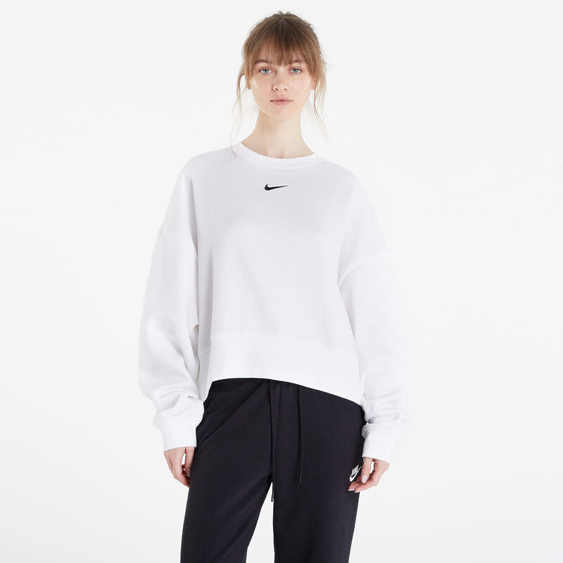 Dámská mikina Nike NSW Essential Clctn Fleece Oversized Crew White/ Black