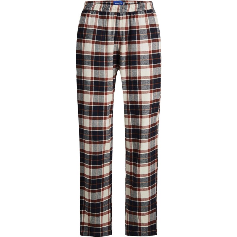 JACK & JONES Pyžamové kalhoty JACRIMON tmavě šedá / červená /