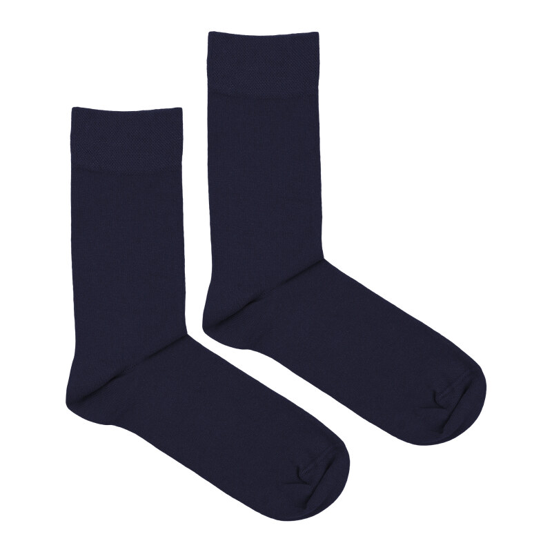 BUBIBUBI Kravatová sada tmavomodré puntíky velikost ponožek 39-42