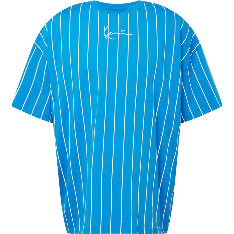 Karl Kani Tričko Pinstripe modrá / bílá