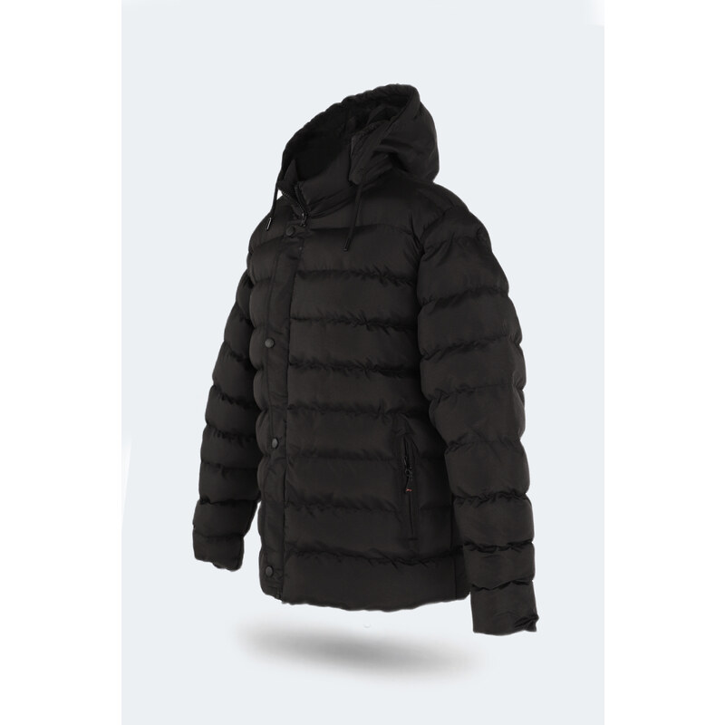 Slazenger SALINE Pánský kabát v nadměrných velikostech černý