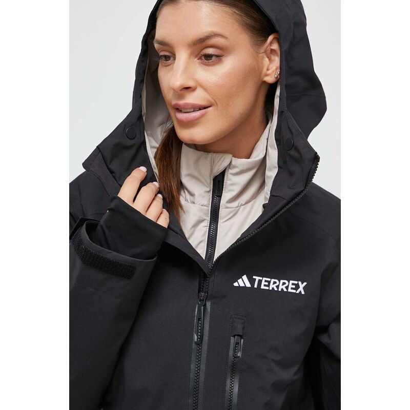 Sportovní bunda adidas TERREX Xperior 3in1 RAIN.RDY černá barva