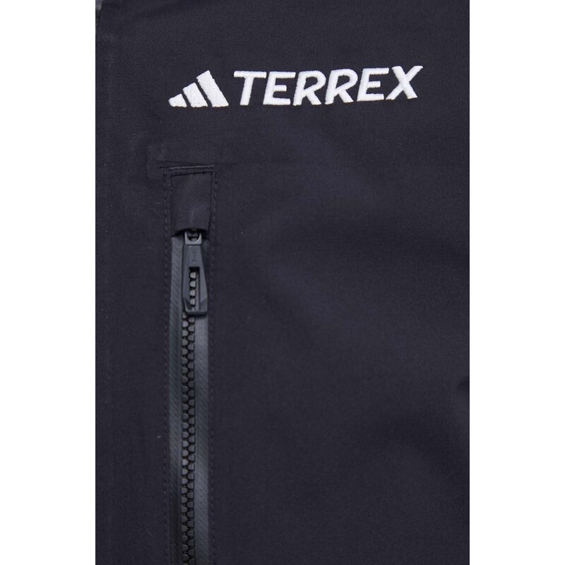 Sportovní bunda adidas TERREX Xperior RAIN.RDY černá barva
