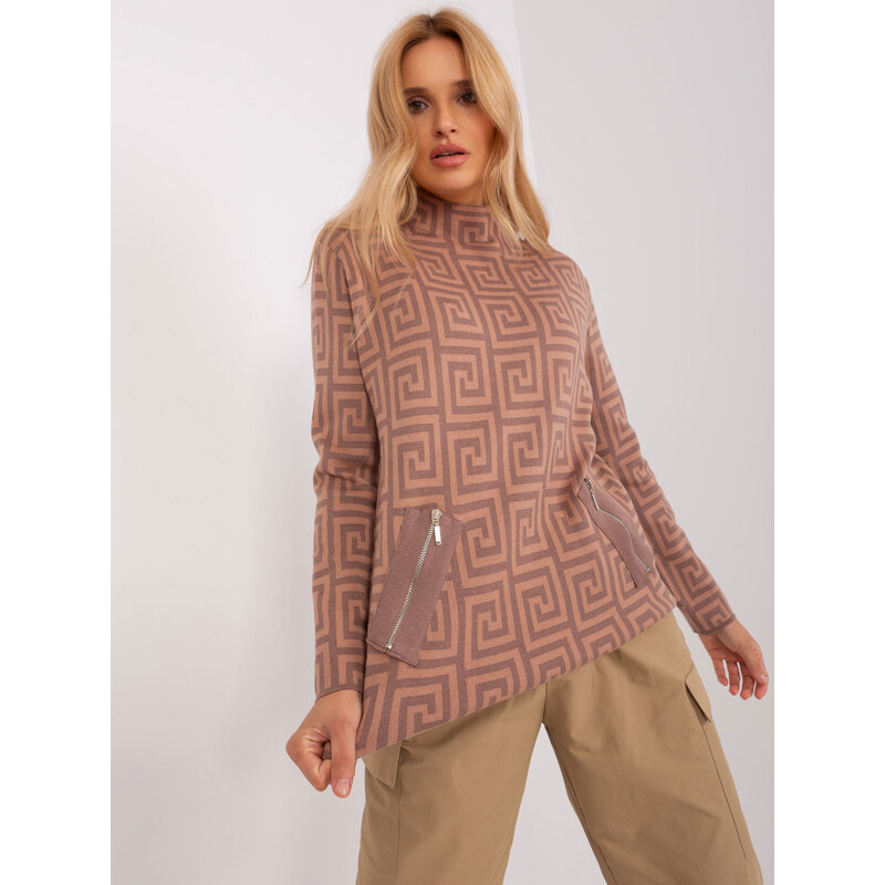 Wool Fashion Italia Sweater-AT-SW-2341.00P-light brown