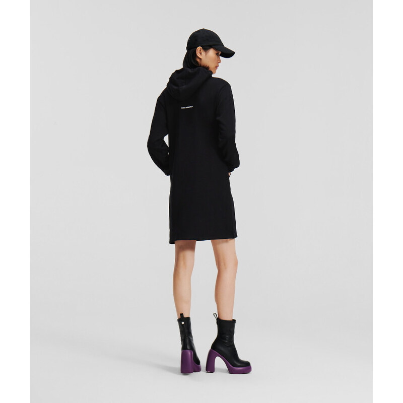 ŠATY KARL LAGERFELD IKONIK 2.0 HOODED DRESS