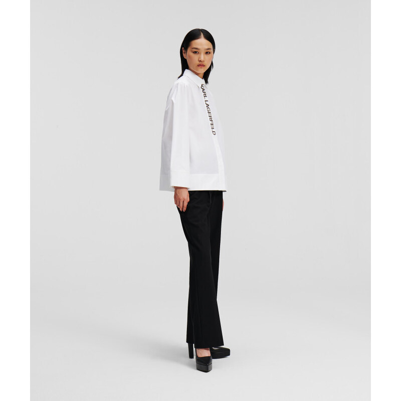 KOŠILE KARL LAGERFELD EMBELLISHED PLACKET SHIRT