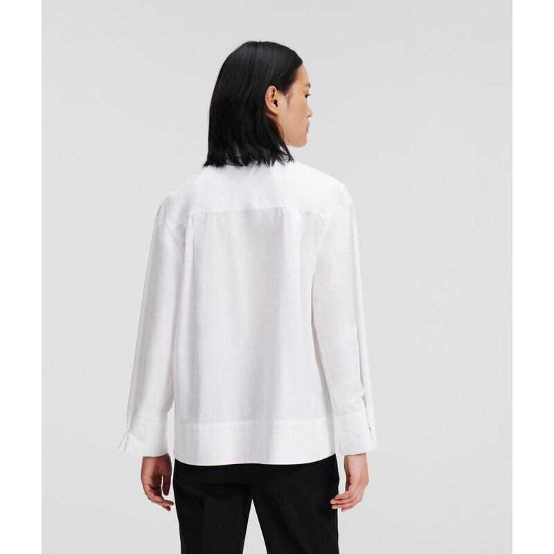 KOŠILE KARL LAGERFELD EMBELLISHED PLACKET SHIRT