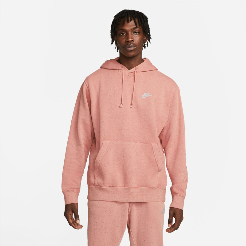 Nike M NK CLUB+ PO HOODIE REVIVAL PINK