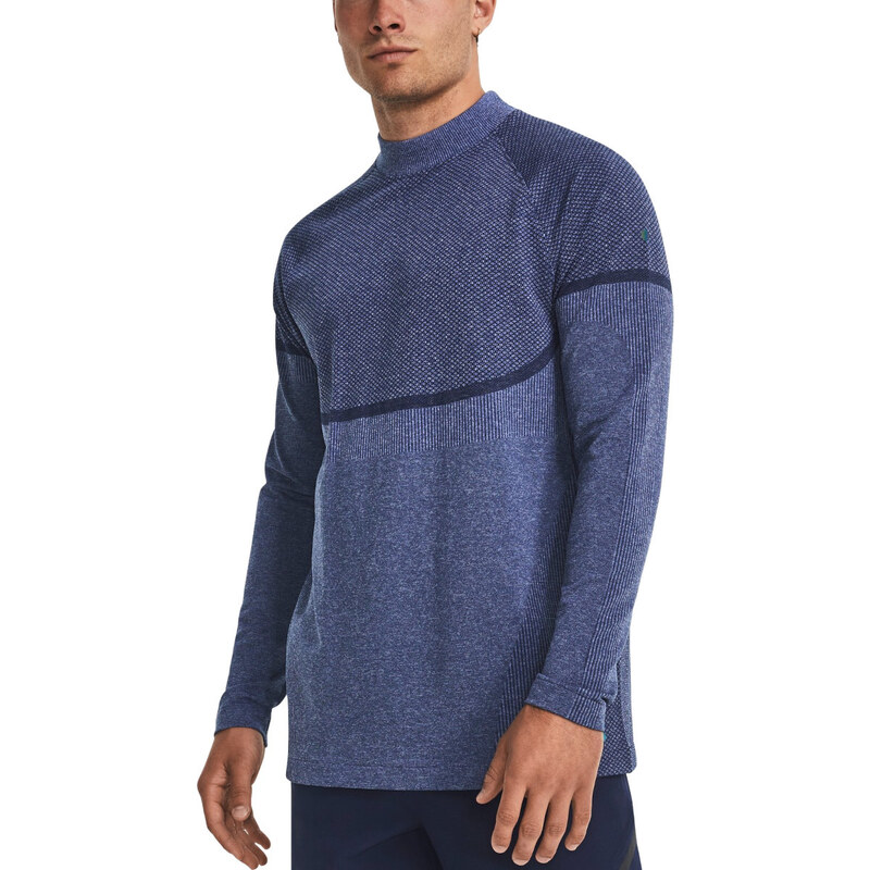 Triko s dlouhým rukávem Under Armour UA CG Rush Seamless Mock Sweatshirt 1379283-410