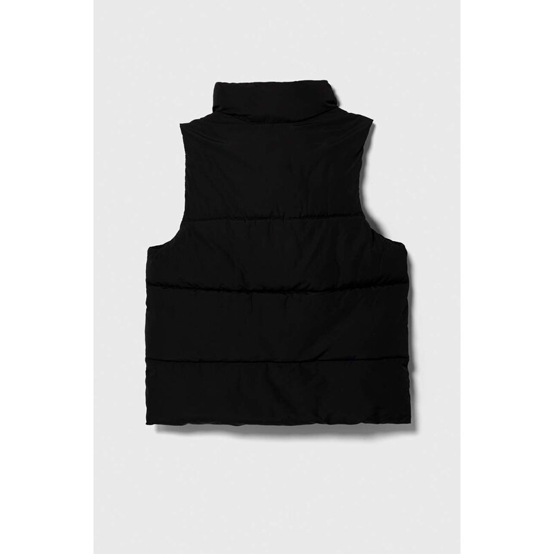Dětská vesta Abercrombie & Fitch černá barva