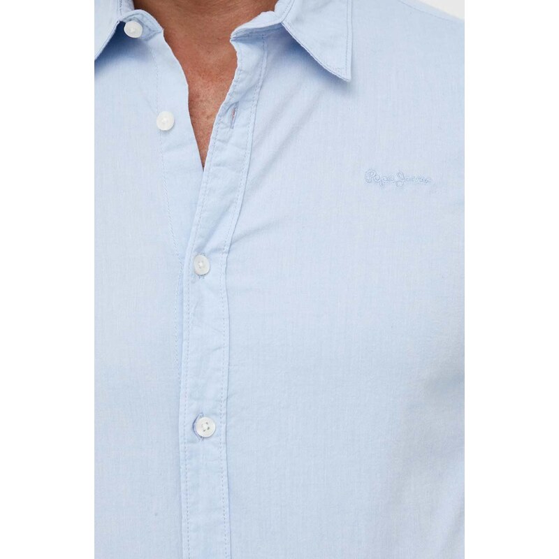 Košile Pepe Jeans Coventry pánská, slim, s klasickým límcem
