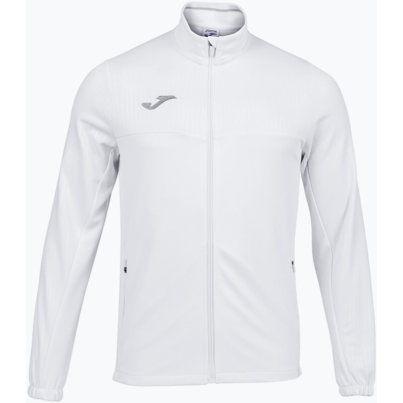 Tenisová mikina Joma Montreal Full Zip bílá 102744.200