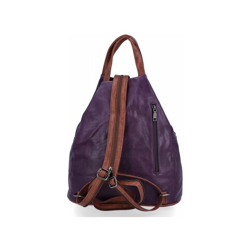 Dámská kabelka batůžek Herisson fialová 1552H2023-51