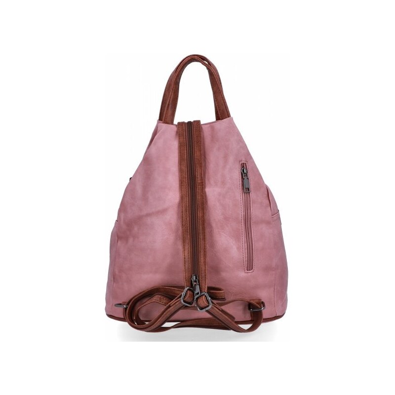 Dámská kabelka batůžek Herisson pudrová růžová 1552H2023-51