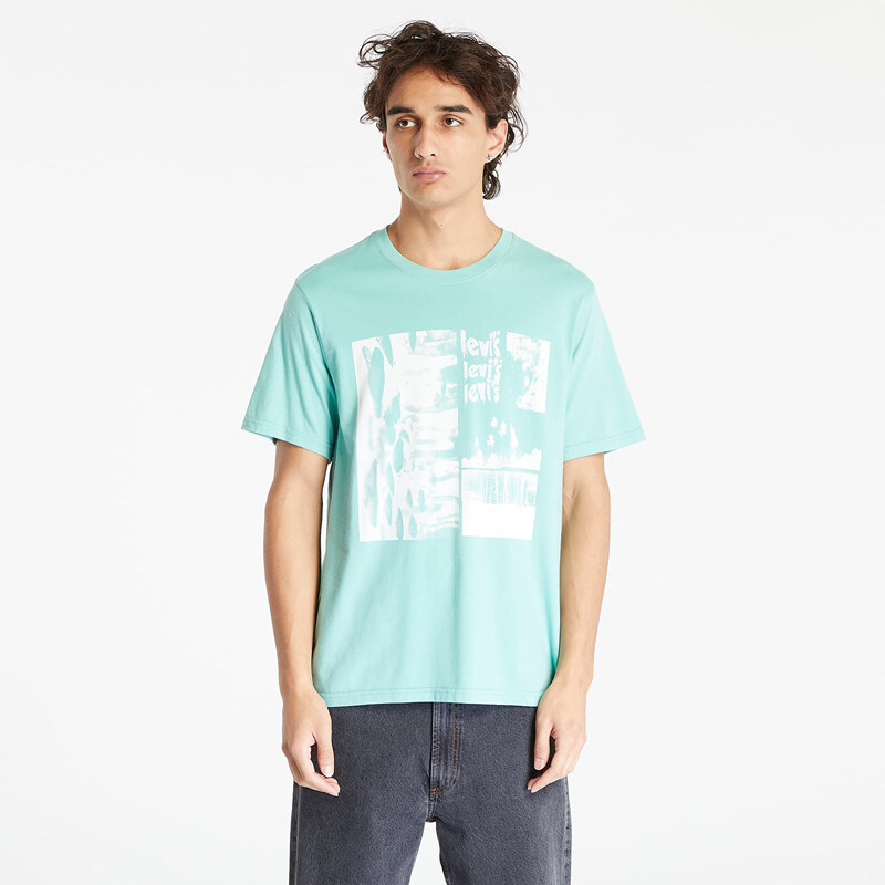 Pánské tričko Levi's  Ss Relaxed Fit Tee Green