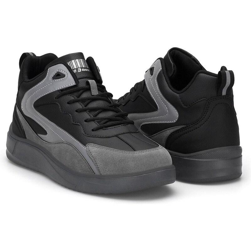 DARK SEER Black Smoked Men's Sneakers