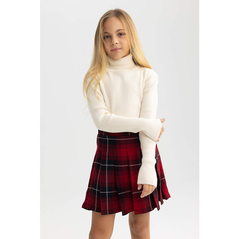 DEFACTO Girl Regular Fit Turtleneck Pullover