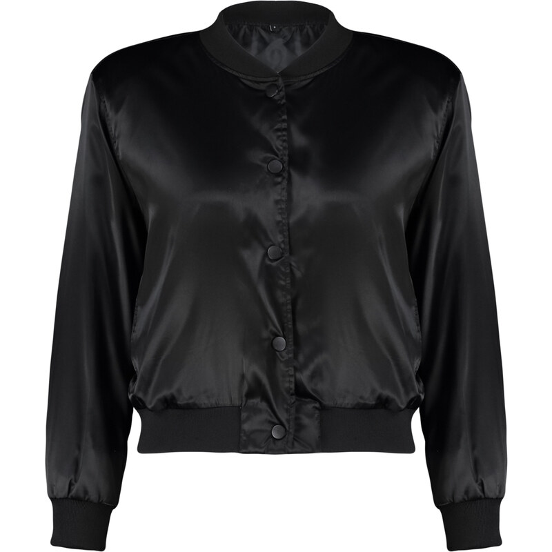 Trendyol Black Oversize Jacket Coat