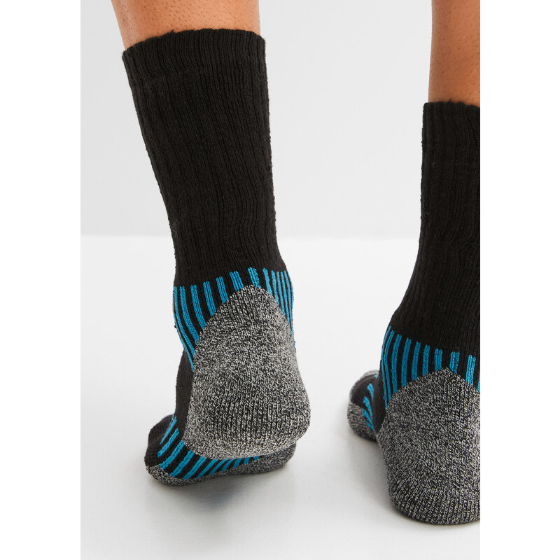 bonprix Sportovní termo ponožky (5 párů) s vnitřní stranou z froté Zelená