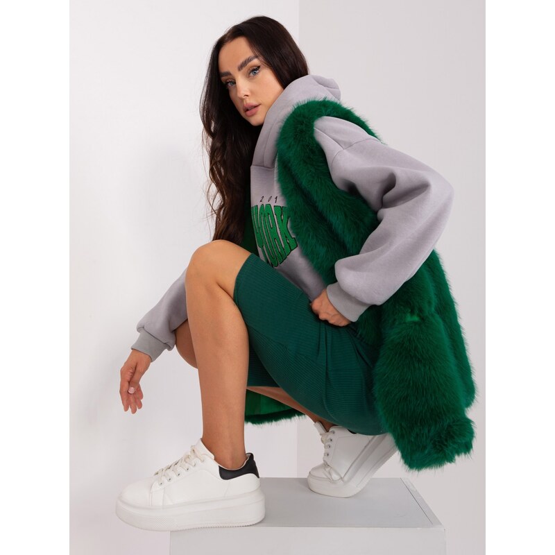Wool Fashion Italia Vest-AT-KZ-2368.00P-dark green