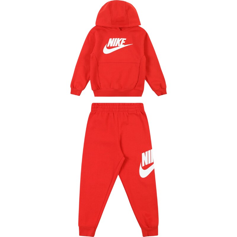 Nike Sportswear Joggingová souprava červená / bílá