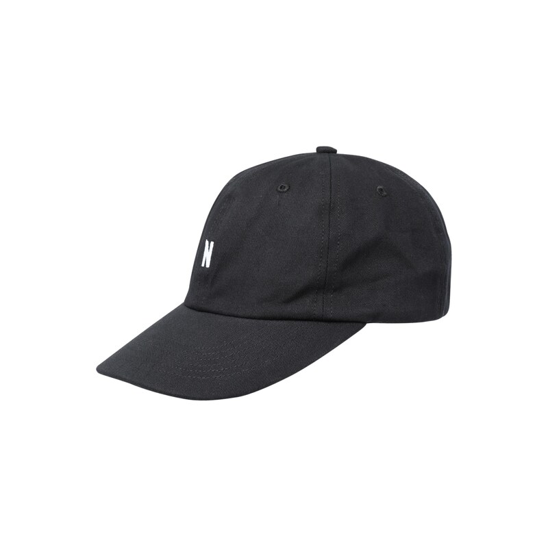 NORSE PROJECTS Kšiltovka černá / bílá