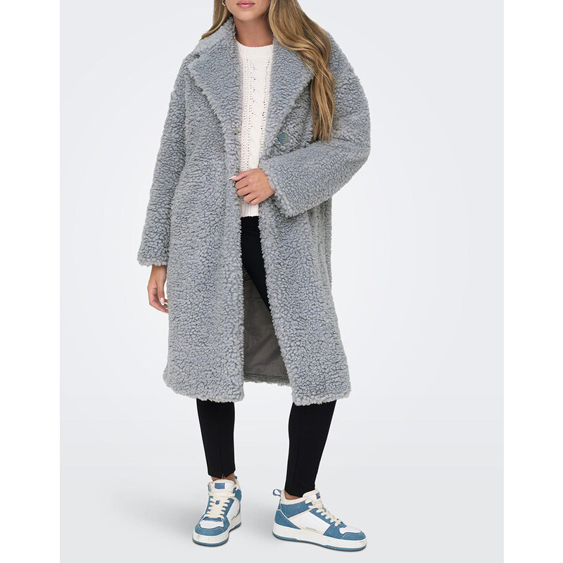 Only sherpa long coat cheap