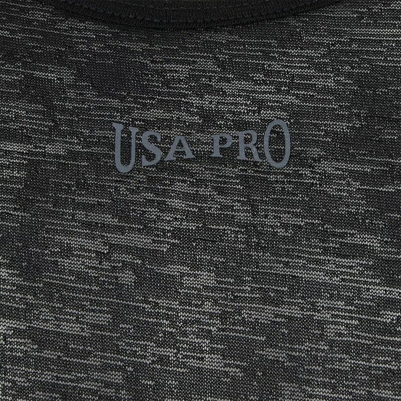 dámské tričko, tílko USA PRO - BLACK BURNOUT - M