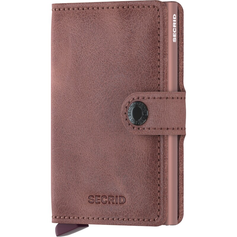 Kožená peněženka SECRID Miniwallet Vintage Mauve růžová