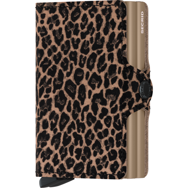 Dvojité pouzdro na karty SECRID Twinwallet Leo Beige světle