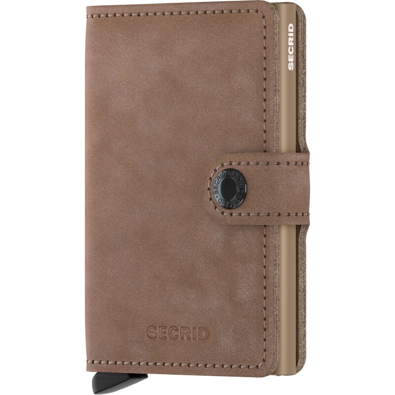Kožená peněženka SECRID Miniwallet Vintage Taupe světle hnědá