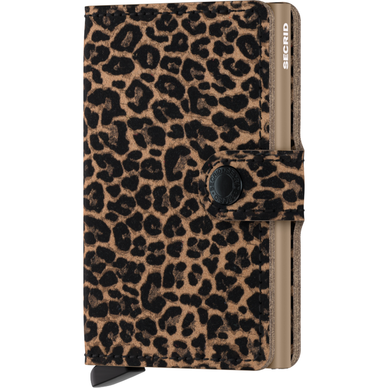 Kožená peněženka SECRID Miniwallet Leo Beige světle hnědá s