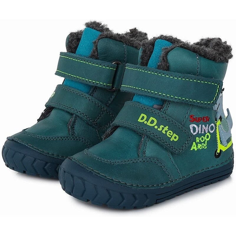 Dětské zimní boty DD Step W029-394B Bermuda Blue