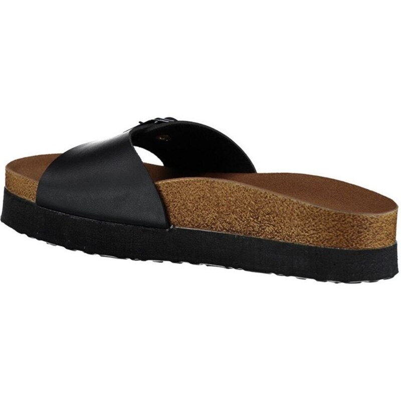 Fox Shoes Black Women's Slippers